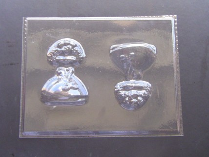 276sp Raspberry Turnover Large Chocolate Candy Mold